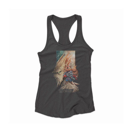 guardians of the galaxy rocket Women Racerback Tank Top