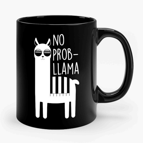 No Prob Llama 1 Ceramic Mug