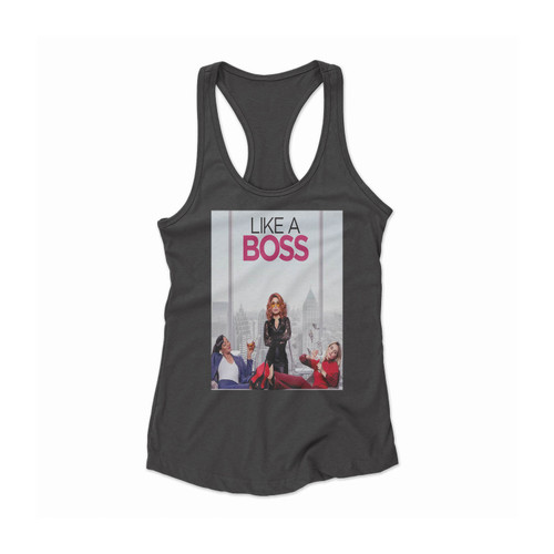 Like A Boss Women Racerback Tank Top