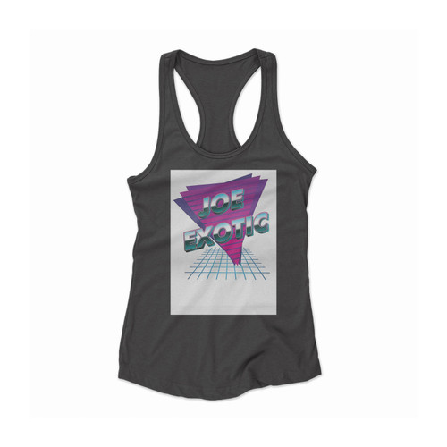 Joe Exotic Tiger King Retro Vintage Women Racerback Tank Top