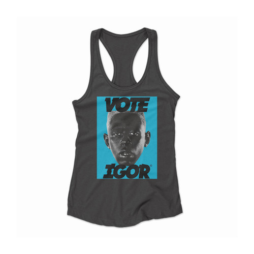 Igor Vote Blue Women Racerback Tank Top