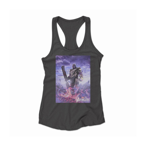 Avengers Endgame Thanos 1 Women Racerback Tank Top