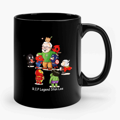 Rip Legend Stan Lee Superhero Thanks For Memories 2 Ceramic Mug