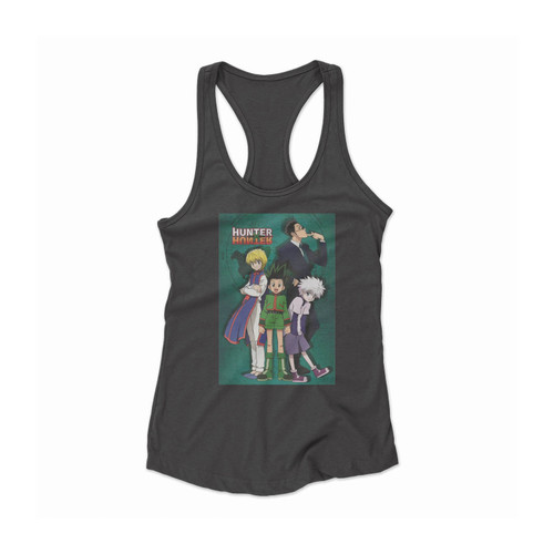 hunter x hunter group map Women Racerback Tank Top