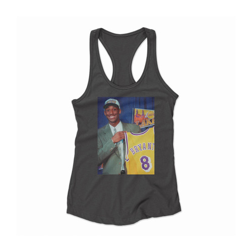 Kobe Bryant Rip Legend Basketball 1996 Women Racerback Tank Top