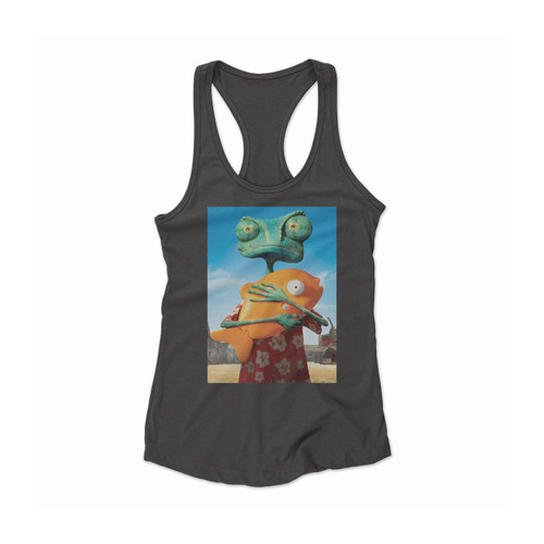 Rango W Ith Fish Women Racerback Tank Top