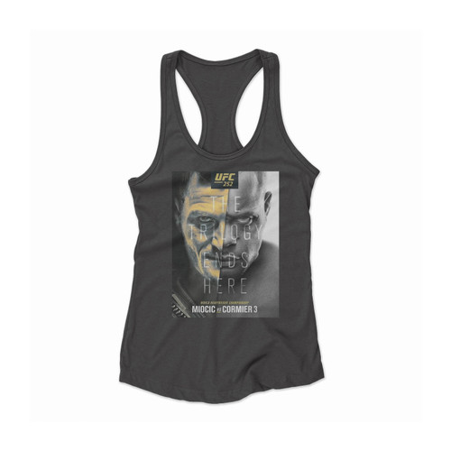 Miodic Vs Cormier The Trilogy Ends Here Women Racerback Tank Top