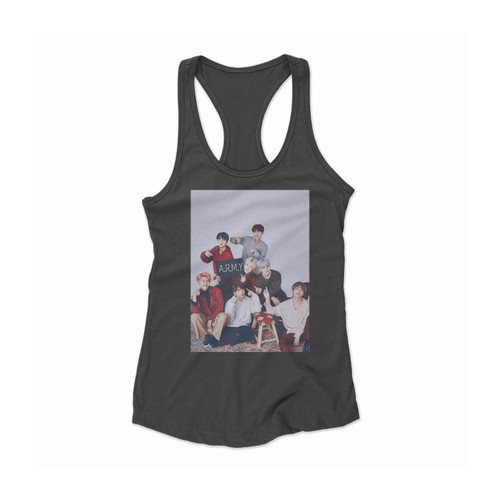 Bts Love A.R.M.Y Women Racerback Tank Top