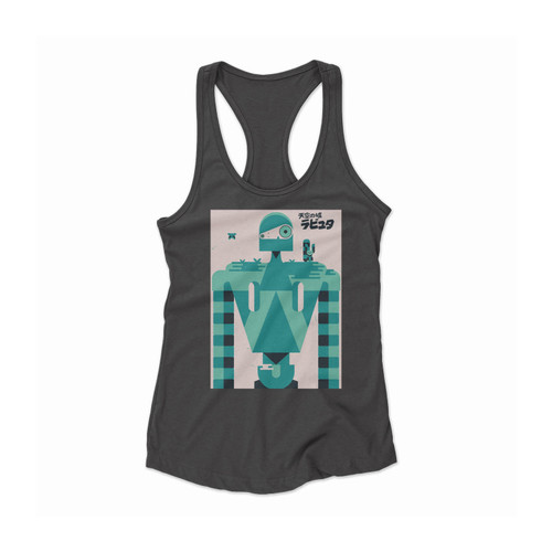 Laputa Castle In The Sky Women Racerback Tank Top