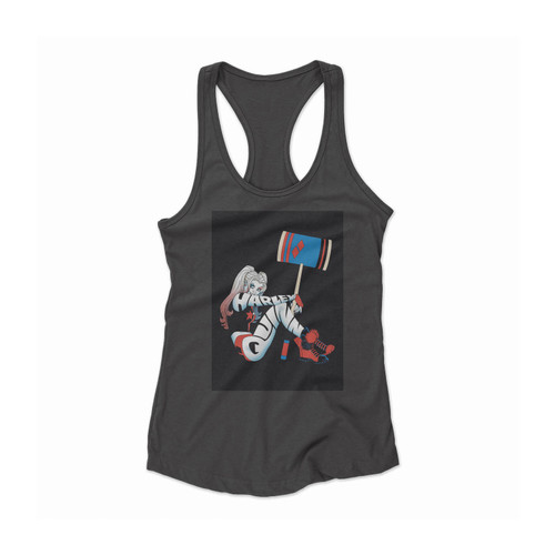 Harley Quinn Hammer Quote Women Racerback Tank Top
