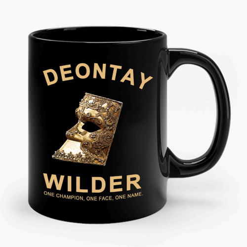 Deontay Wilder One Champion Face And Name 2 Ceramic Mug