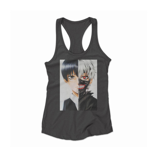 tokyo ghoul kaneki ken anime manga Women Racerback Tank Top