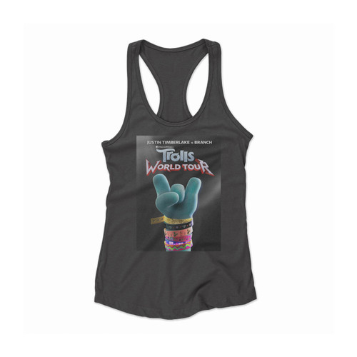 Trolls World Tour Animated Women Racerback Tank Top