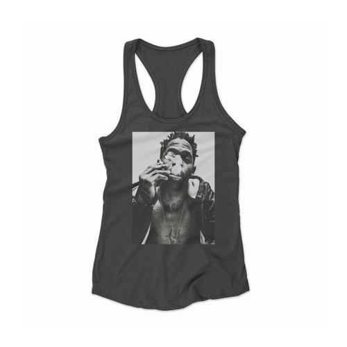 Travis Scott Smoke Women Racerback Tank Top