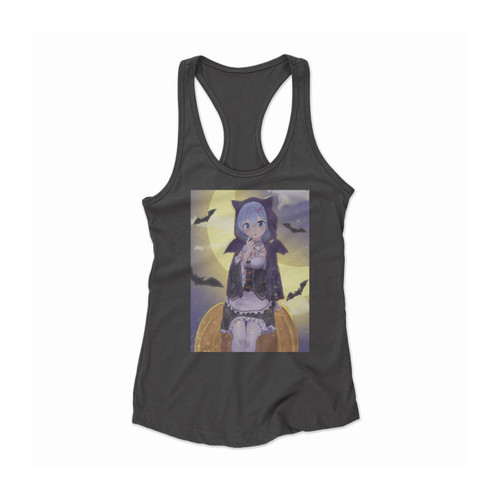 Rem Halloween Women Racerback Tank Top