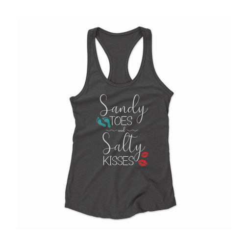 Sandy Toes And Salty Kisses Women Racerback Tank Top