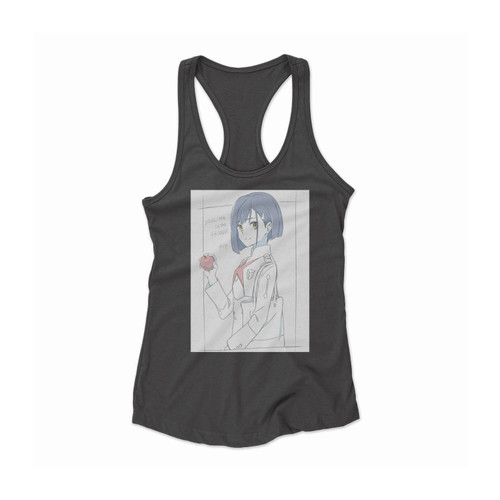 Ichigo Drawing Darling In The Franxx Ichigo Women Racerback Tank Top