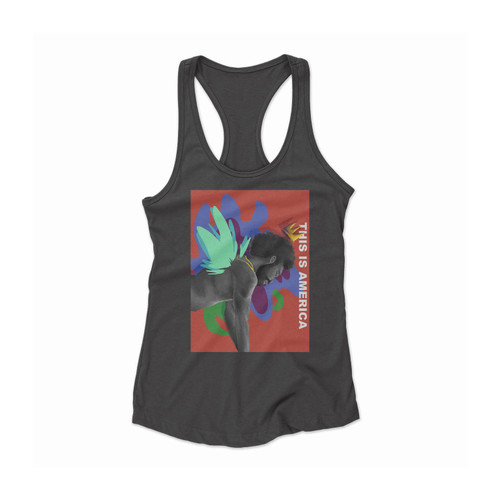 childish gambino art Women Racerback Tank Top