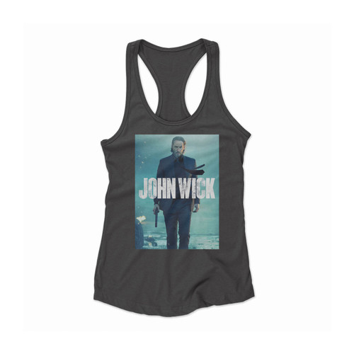John Wick 9 Women Racerback Tank Top