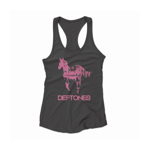 deftones pony Women Racerback Tank Top