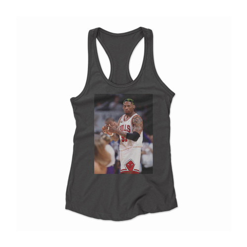 Dennis Rodman 1 Women Racerback Tank Top