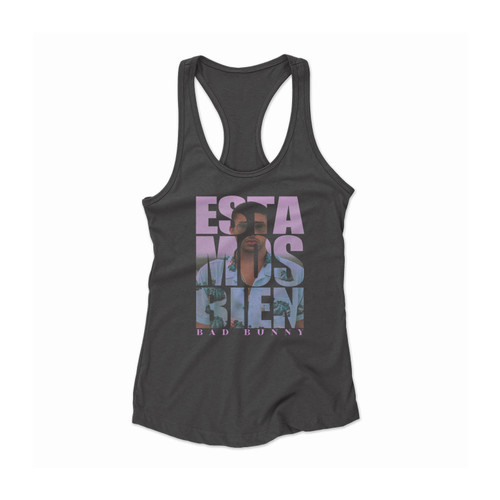 Bad Bunny Estamos Bien Women Racerback Tank Top