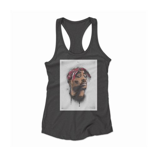 2pac Tupac Women Racerback Tank Top