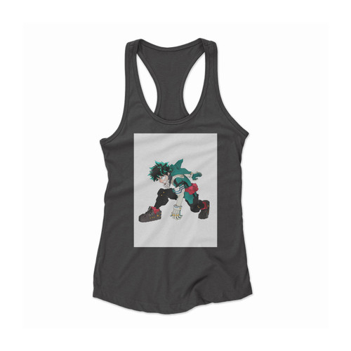 My Hero Academia Izuku Midoriya Women Racerback Tank Top