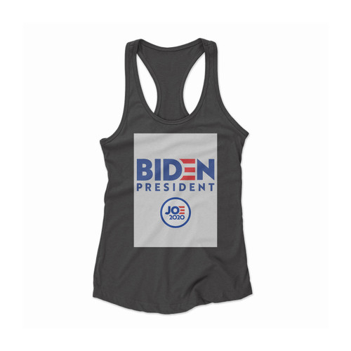 2020 Presidential Candidates Joe Biden Women Racerback Tank Top