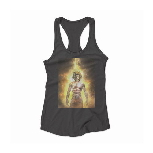 Goku Saiyan Women Racerback Tank Top