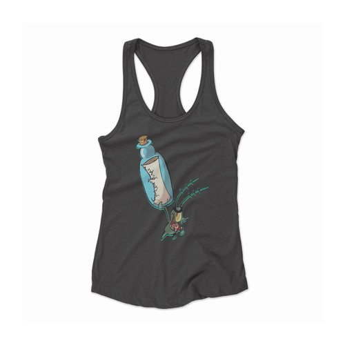 Plankton Botle Women Racerback Tank Top