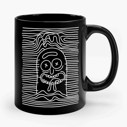 Pickle Rick Joy Division 1 Ceramic Mug
