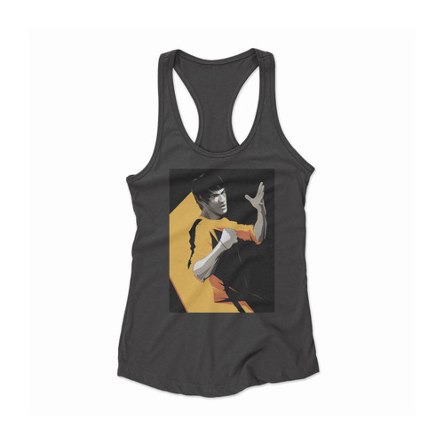 Bruce Lee Martial Artist Women Racerback Tank Top