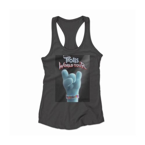 Trolls World Tour Hand Metal Women Racerback Tank Top