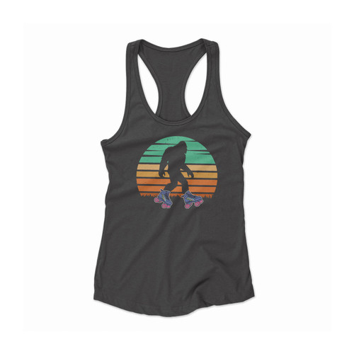 bigfoot roller Women Racerback Tank Top