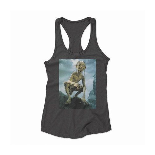 Golllum Lord Of The Rings 1 Women Racerback Tank Top