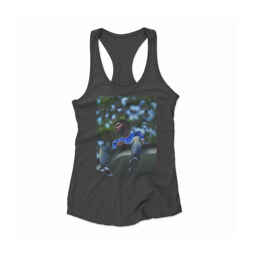 J Cole 2014 Forest Hills Drive Album Women Racerback Tank Top