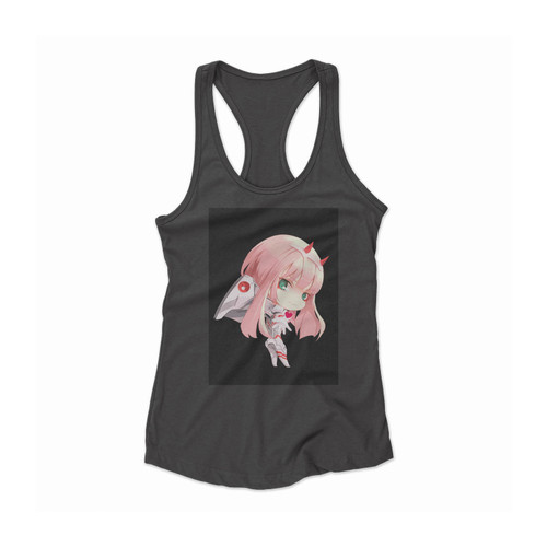 Zero Two Anime Darling In The Franxx Kawaii Anime Women Racerback Tank Top