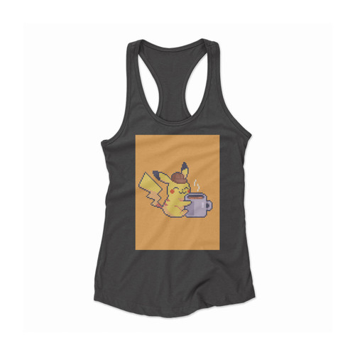 Detective Pikachu 4 Women Racerback Tank Top