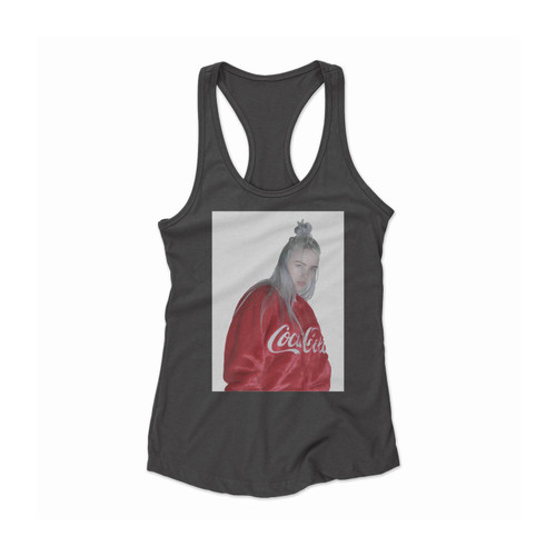 Billie Eilish Wallpaper Red Women Racerback Tank Top