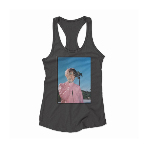 Lil Peep Pink Women Racerback Tank Top