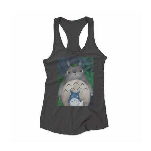 Totoro And Friends Art Women Racerback Tank Top