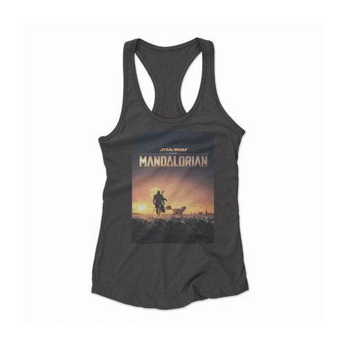 The Mandalorian Movie Women Racerback Tank Top