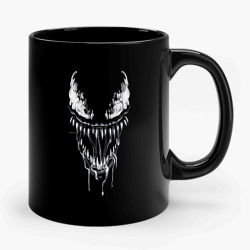 Venom Tshirt Cracked Eyes Marvel Spiderman 2 Ceramic Mug