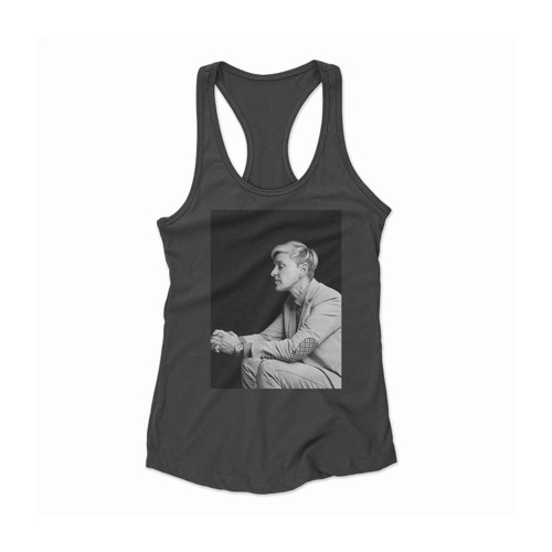 Ellen Degeneres New Haircut Women Racerback Tank Top