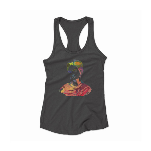 Frida Kahlo Colors Women Racerback Tank Top