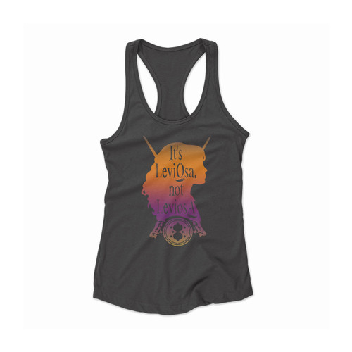 Hermione It's Leviosa Not Leviosa Women Racerback Tank Top