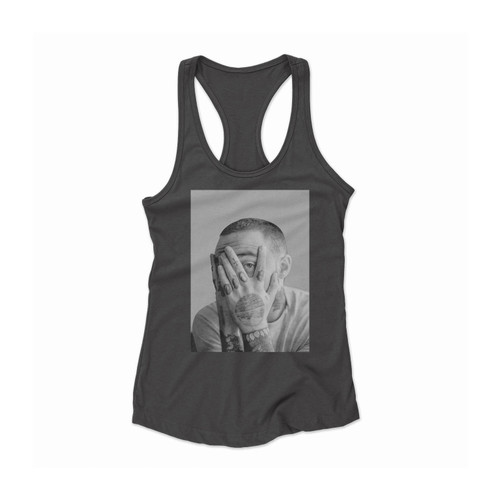 Mac Miller Framed Canvas Wall Women Racerback Tank Top