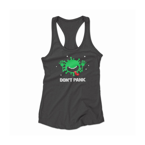 Dont Panic Virus Women Racerback Tank Top