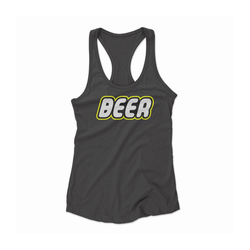 Beer Brick Building Block Women Racerback Tank Top